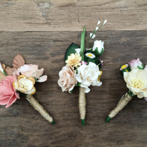 Broche flores conjunto
