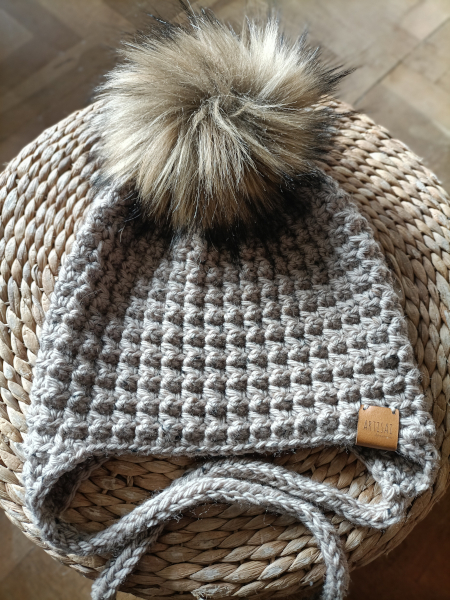 Gorro orejeras Beige