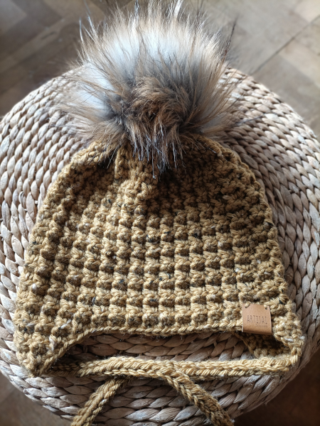 Gorro orejeras Mostaza